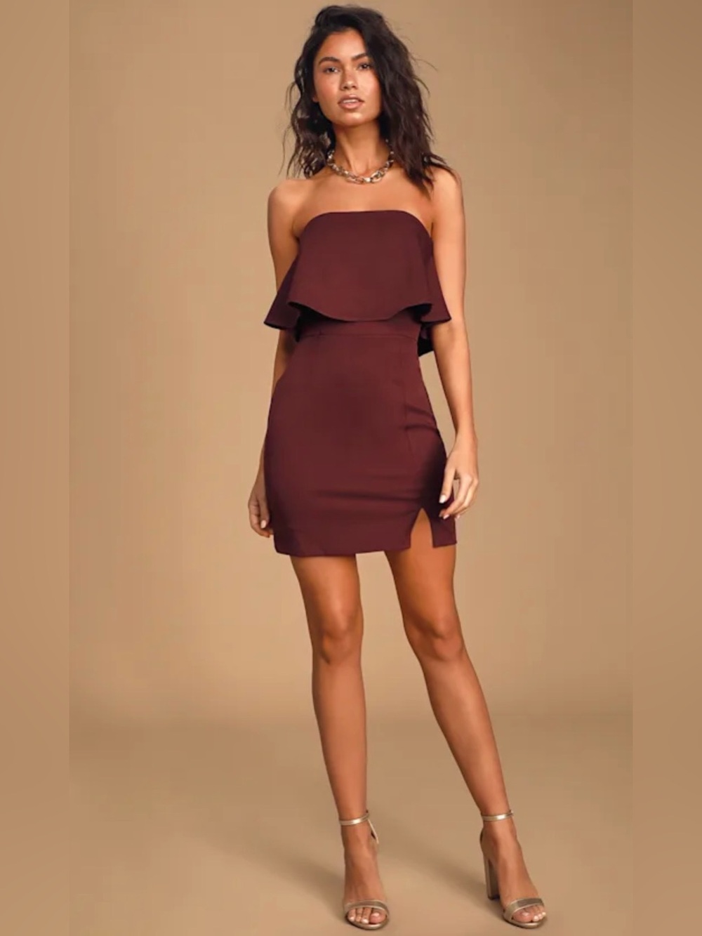 LULUS Kiani Strapless Bodycon Dress